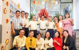 Hình ban cán sự tân niên 2024